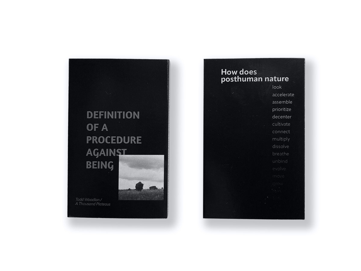 A Thousand Plateaus "Definition of a Procedure Against Being" Cassette