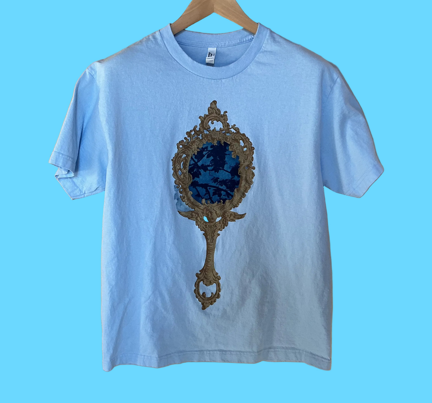 Rachel Rector Gold Mirror Tree Cyanotype Tee