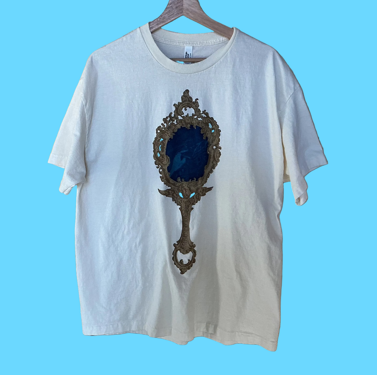 Rachel Rector Gold Mirror Hand Cyanotype Tee