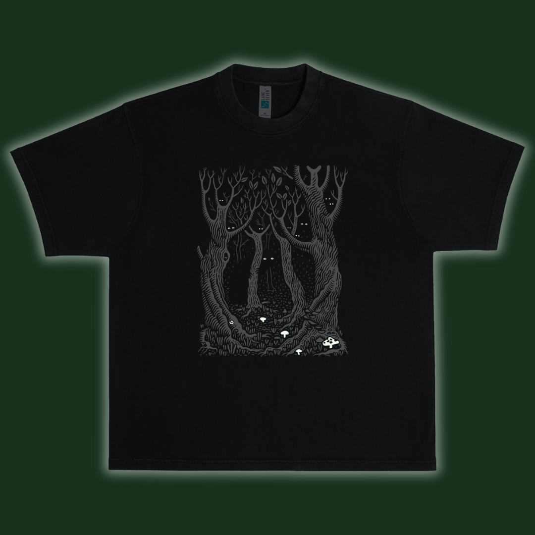 [PRESALE] Kathleen Neeley Glow-in-the-Dark Woods Tee