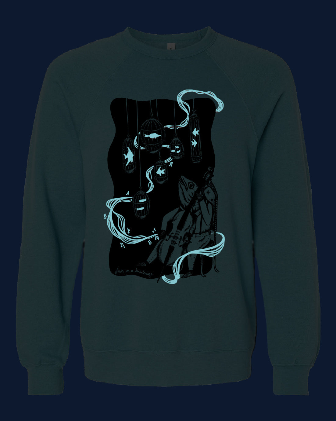 *PRESALE* Fish in a Birdcage Glow Sweatshirt