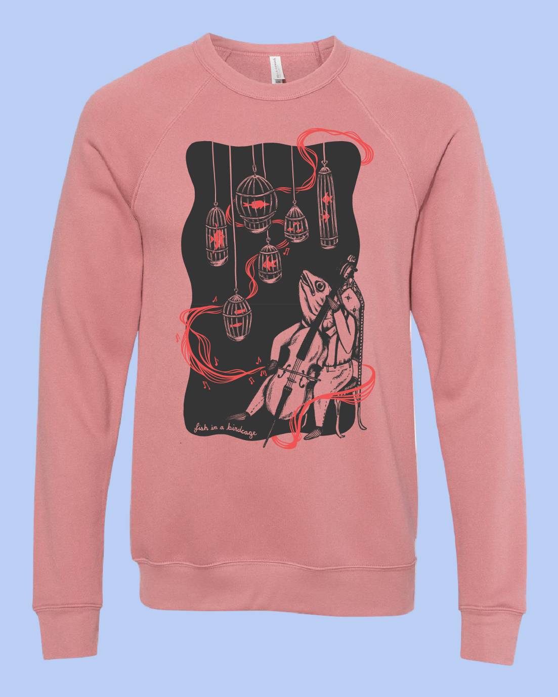 *PRESALE* Fish in a Birdcage Glow Sweatshirt