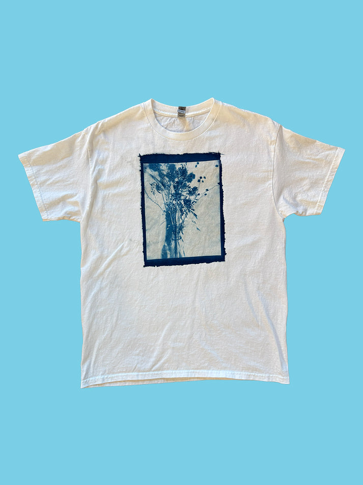 Rachel Rector Bouquet Cyanotype Tee