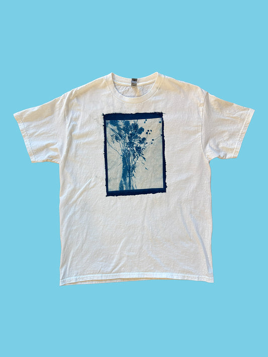 Rachel Rector Bouquet Cyanotype Tee