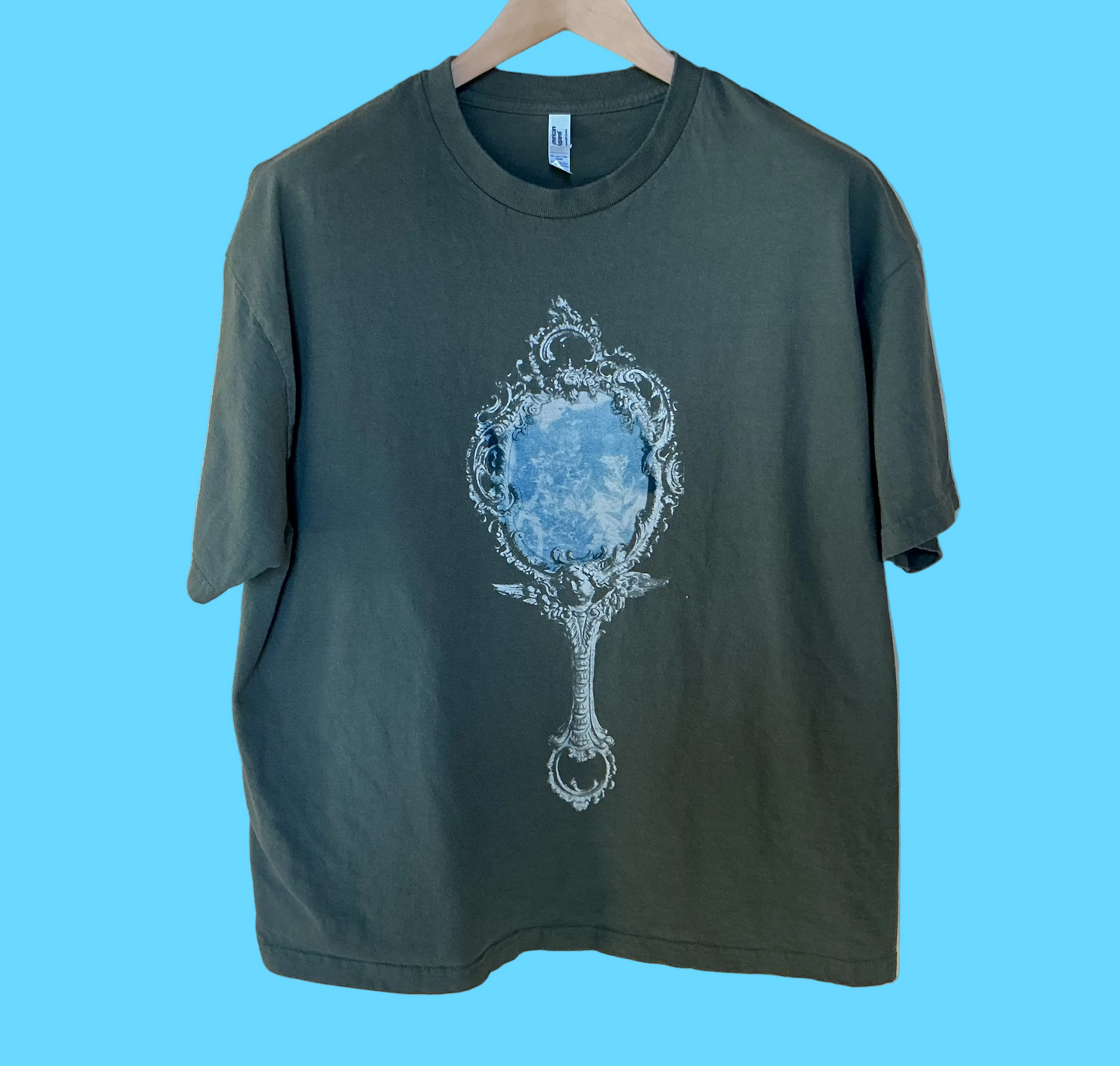 Rachel Rector White Mirror Cyanotype Tee I