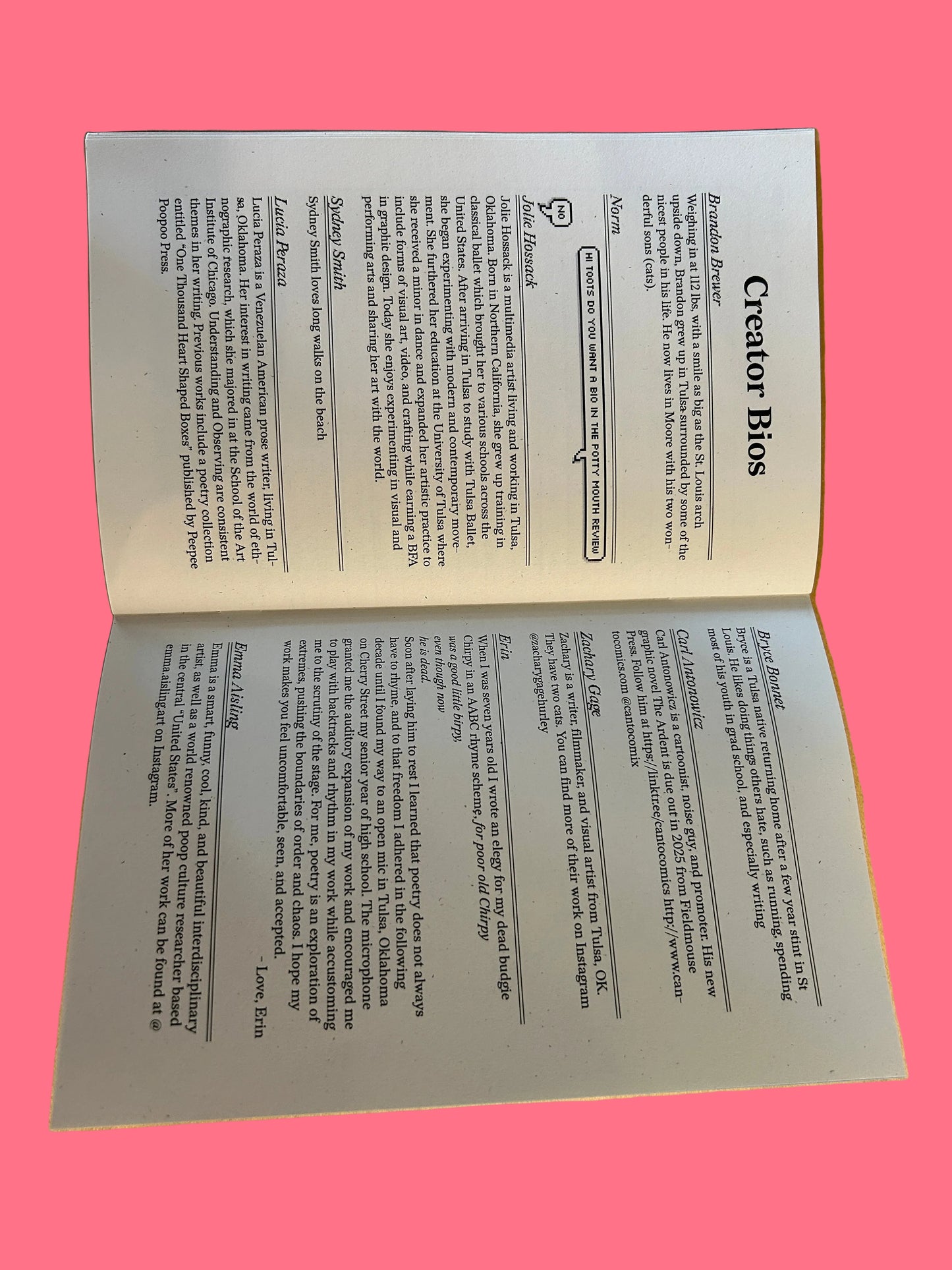 The Potty Mouth Review vol. I by peepeepoopoo press