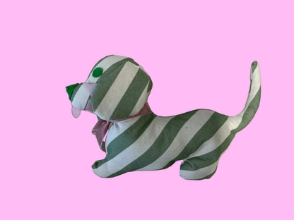Tallie Nooooo Reclaimed Fabric Puppy Stuffies