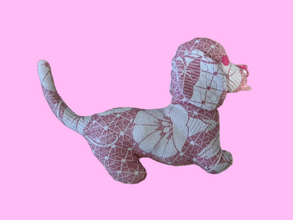 Tallie Nooooo Reclaimed Fabric Puppy Stuffies