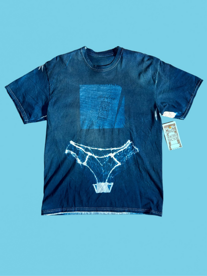 Rachel Rector Panty Lines Cyanotype Tee