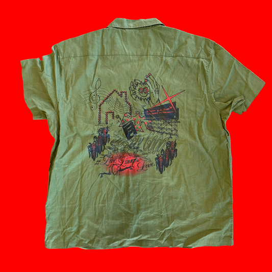 *•.¸♡ GoodBye ♡¸.•* - Army Green Button Down Size 3X