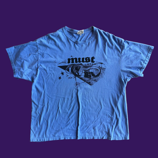 MUST kidpix + Greg - Blue Size 2XL