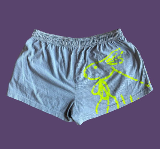 Pitted Plum Bunny Shorts