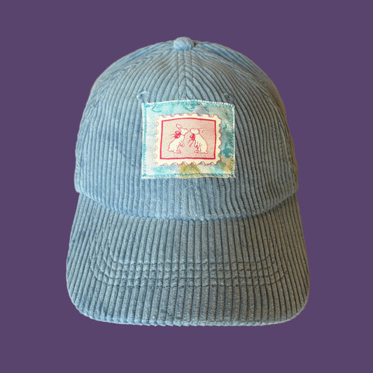 Pitted Plum Bunny Patch Hats
