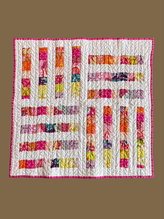 Quirk Creates Floral Squares Quilt