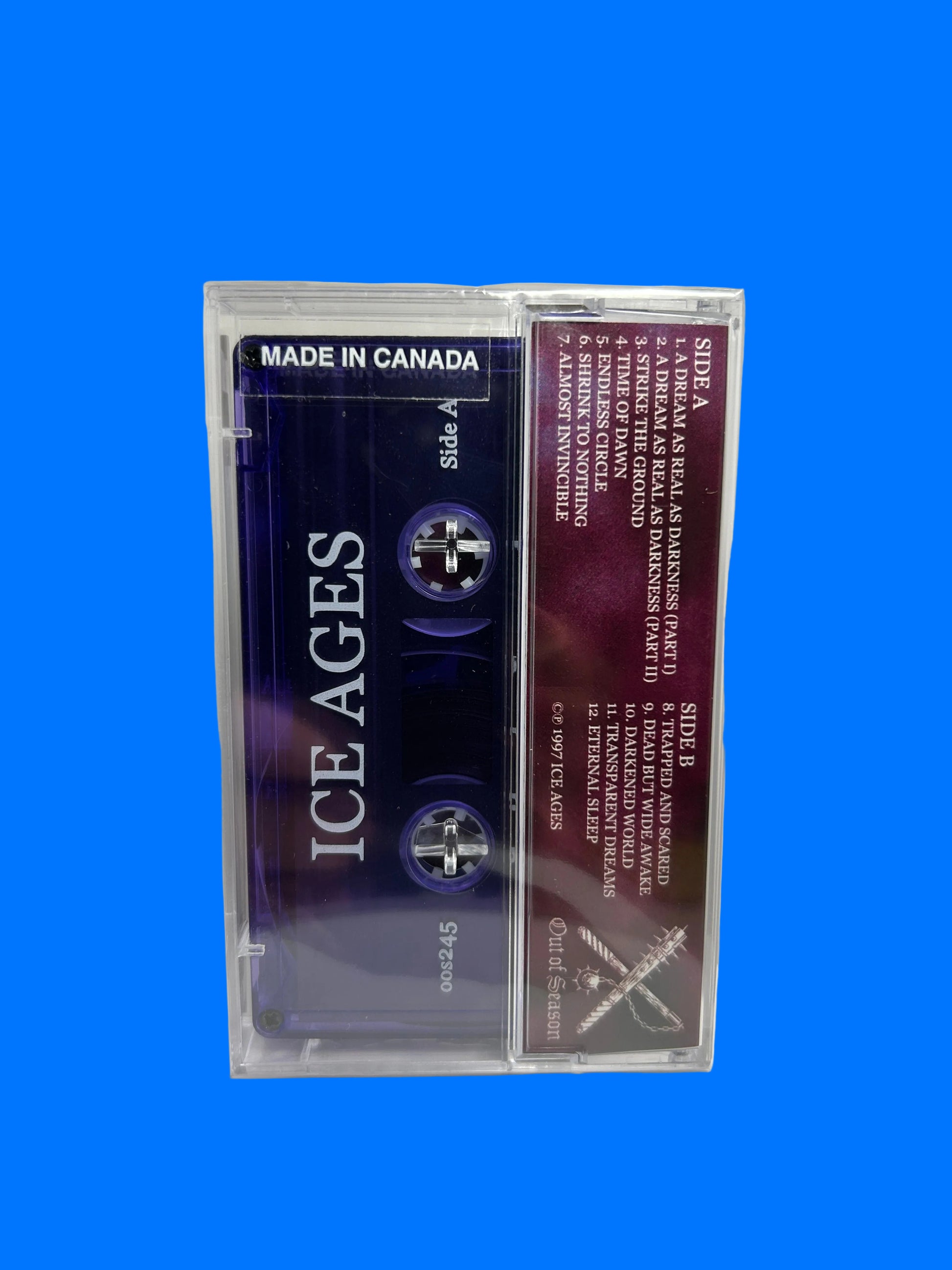 Ice Ages Strike The Ground Dungeon Synth Cassette Tape