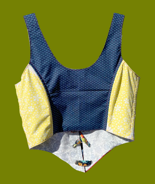 Lepidoptera Primary Colors Corset - Size Large
