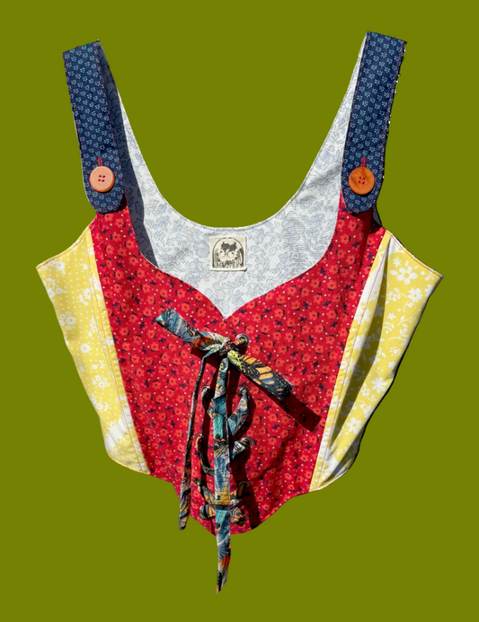 Lepidoptera Primary Colors Corset - Size Large