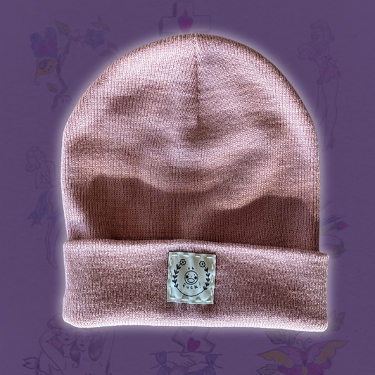 Pitted Plum Oh Fuck! Cuff Beanie