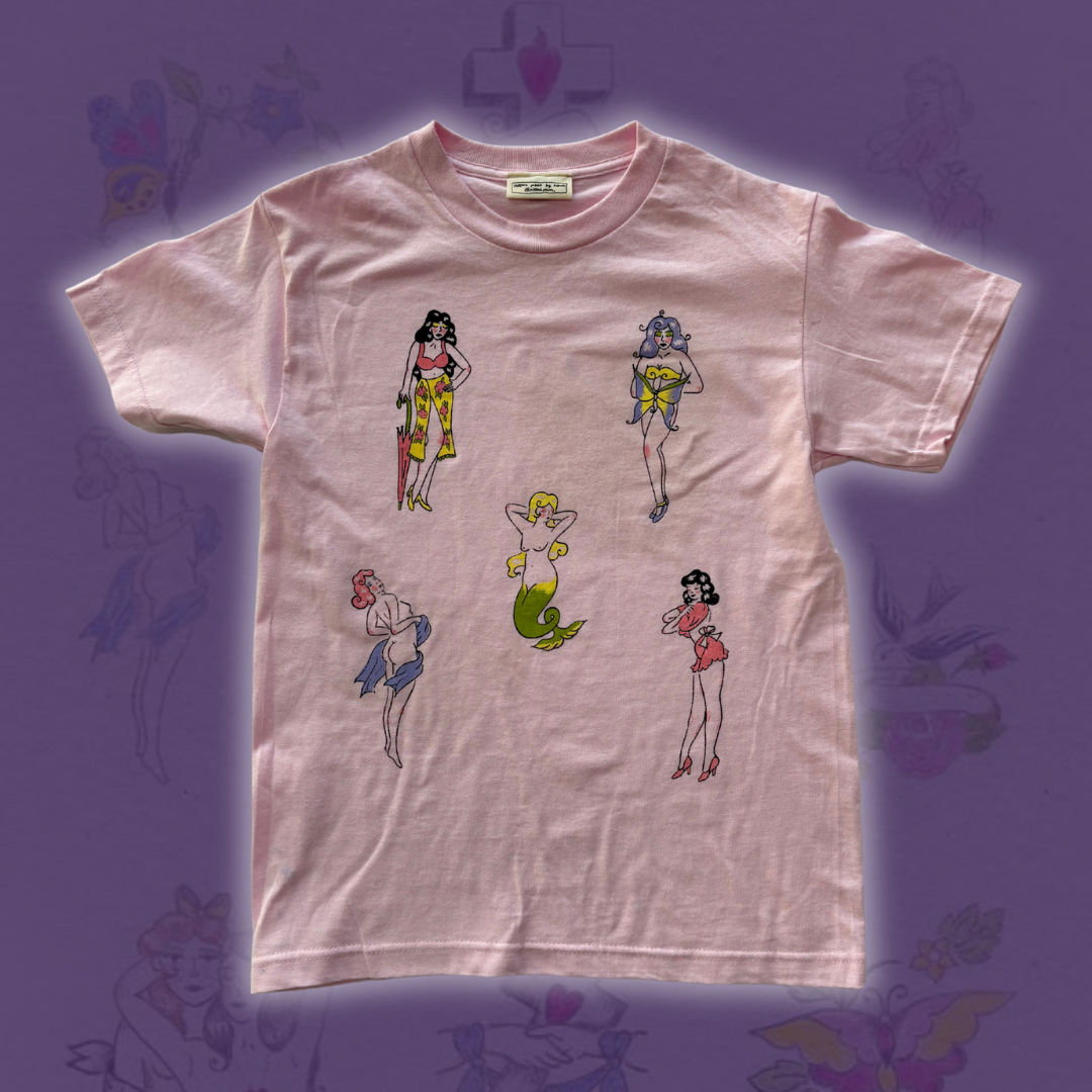 Pitted Plum Pin-ups Tee