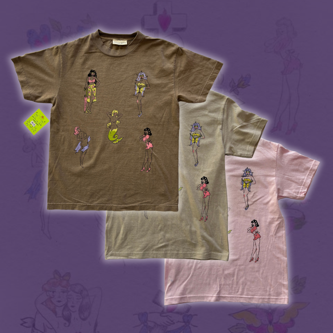 Pitted Plum Pin-ups Tee